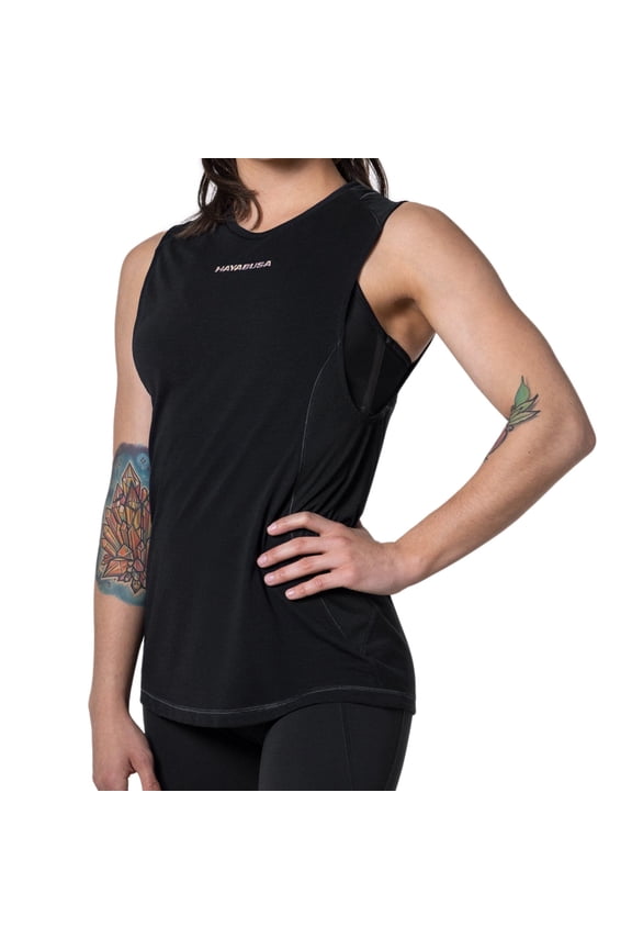 Women's Lightweight Tank Top - Black, Large
