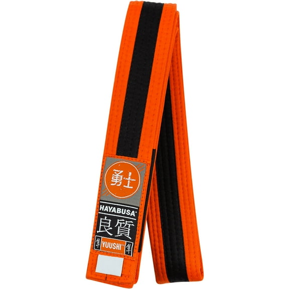 Hayabusa Youth Jiu-Jitsu Belt - 0 - Orange/Black