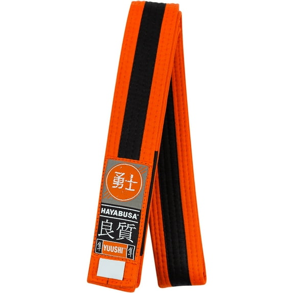 Hayabusa Youth Jiu-Jitsu Belt - 00 - Orange/Black