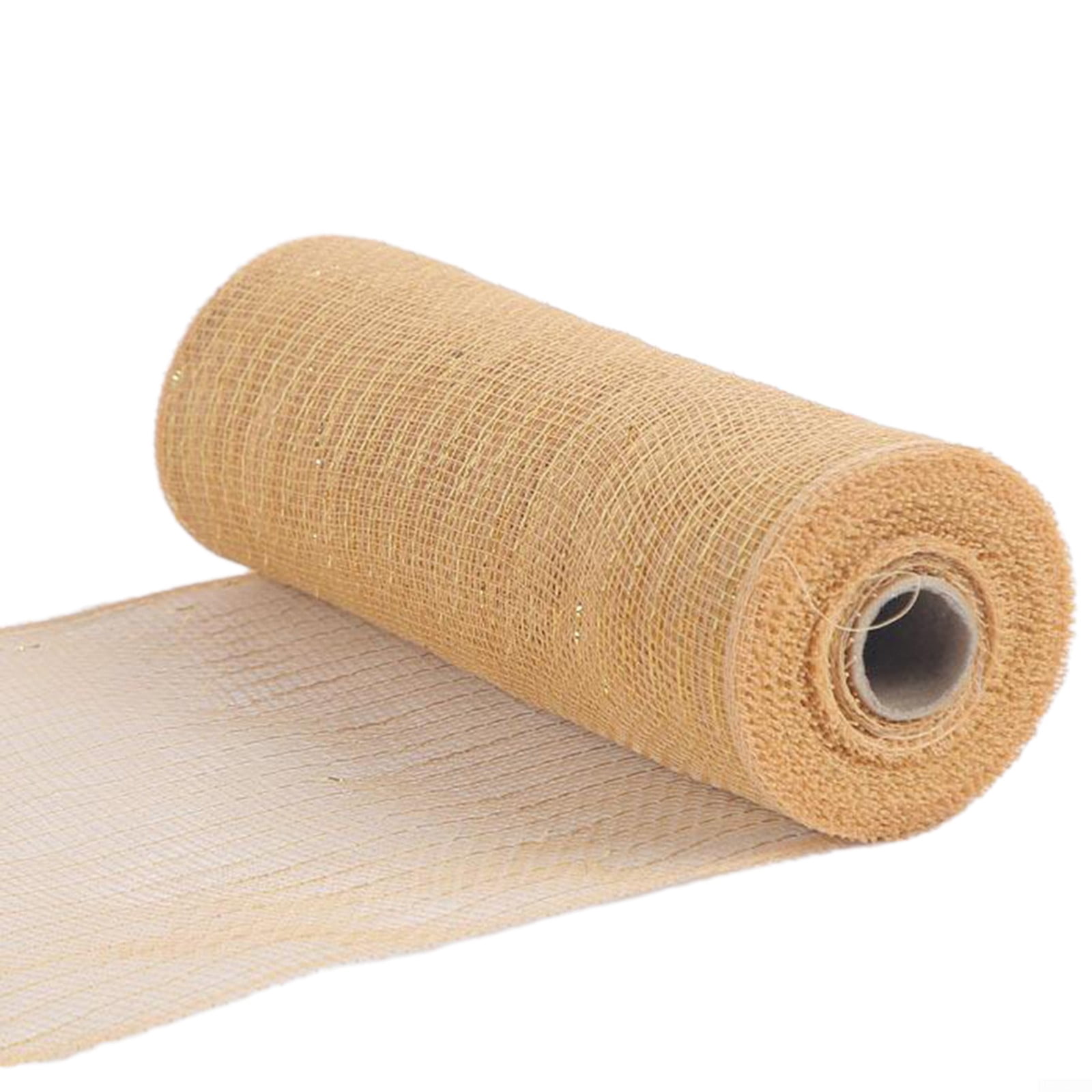 Hayafir DIY Ribbon Bows Deco Mesh 10 Yards Gold Wire Mesh Ribbons Xmas ...