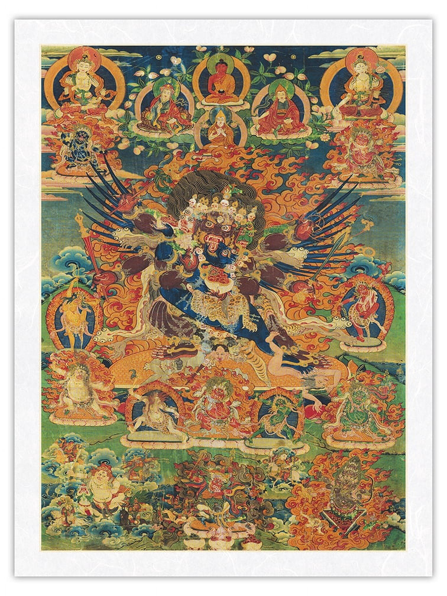 Hayagriva And Consort Buddhist Tantric Deity Vintage Tibetan hayagriva-and-consort-buddhist-tantric-deity-vintage-tibetan