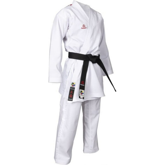 Hayashi WKF Karate-Gi CHAMPION FLEXZ - White/Red, 043-14
