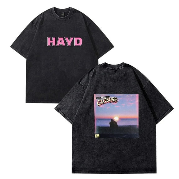 Hayd How Close Am I World Tour 2024 Merch T-shirts Women Men Cotton Wash Clothes Trend Casual Short Sleeve Top