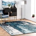 thumbnail image 1 of Haydee Glacial Abstract Area Rug, 1 of 2