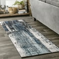 thumbnail image 1 of nuLOOM Haydee Glacial Abstract Area Rug, 2' 6" x 6', Runner, Haydee Teal, 1 of 5
