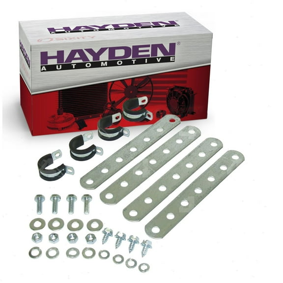 Hayden Engine Oil Cooler Mounting Kit compatible with Hyundai Accent Elantra Elantra Coupe Elantra GT Excel Genesis Coupe Sant 1989-2014