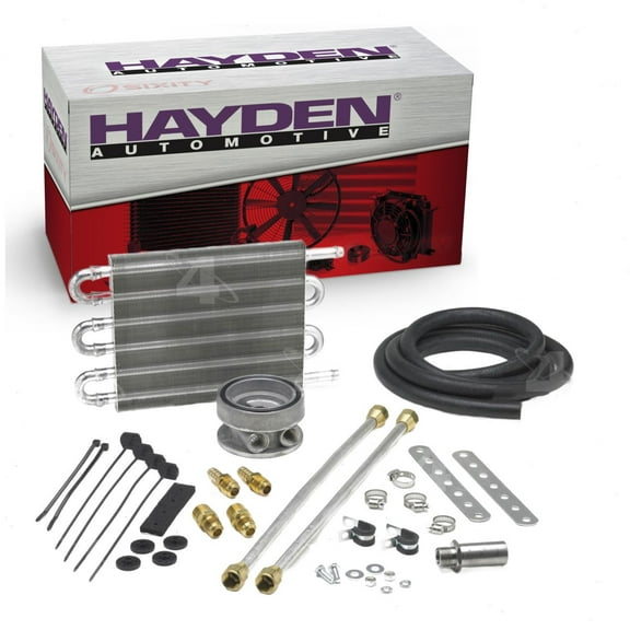 Hayden Engine Oil Cooler compatible with Ford 1 2 Ton Pickup 1 Ton Pickup 3 4 Ton Pickup Club Cougar Country S 1942-2012