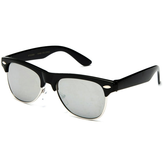 "Hayden" - Kids Metal Finish Flash Lens Fashion Sunglasses Vintage Classic Girls Boys