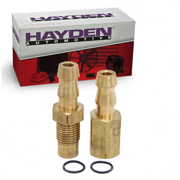 Hayden Oil Cooler Line Connector compatible with Mazda 2 3 3 Sport 5 6 B2300 B3000 CX-7 CX-9 MX-5 MX-5 Miata Tribute 2002-2015