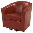 thumbnail image 1 of Hayden Swivel Bonded Leather Tub Chair, Multiple Colors, 1 of 6