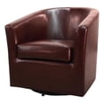 thumbnail image 1 of Hayden Swivel Bonded Leather Tub Chair, Multiple Colors, 1 of 2
