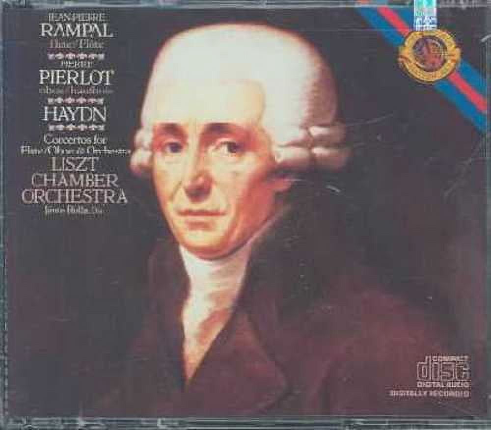 Haydn: Flute Concerto; Oboe Concerto (CD) by Adam Friedrich (horn), Gyorgy Geiger (trumpet), Istvan Borza (horn), István Palotai (trumpet), Jean-Pierre Rampal (flute);...