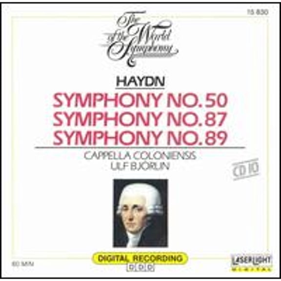 Pre-Owned Joseph Haydn - Ulf Bjrlin, Cappella Coloniensis - The World Of The Symphony, Vol. 10 - Symphonies 50, 87 & 89 (CD) (VG+)