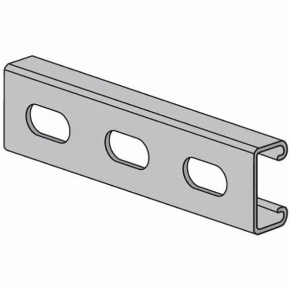 Haydon 1004765 14 Gauge Deep Channel Strut - 0.81 x 1.63 in. - Galvanized