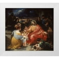 thumbnail image 1 of Haydon, Benjamin Robert 13x12 White Modern Wood Framed Museum Art Print Titled - Christ Blessing the Little Children, 1 of 4