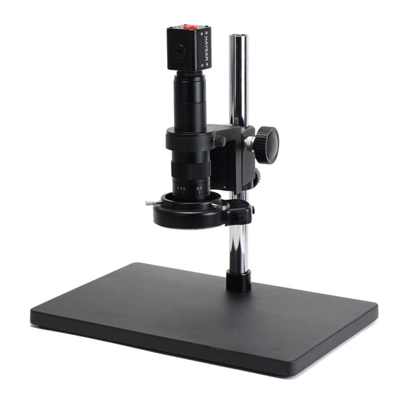 Hayear 16MP HDMI Mini Microscope Camera Set with 180X Zoom Lens And 144LED Ring Light Stereo Stand