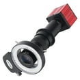 thumbnail image 1 of Hayear 51MP 60FPS Red Microscope Camera Set, 180X Lens,WIith 0.5X Barlow les, 144 LED Industrial Digital Microscope for Phone Repair PCB Soldering, 1 of 6