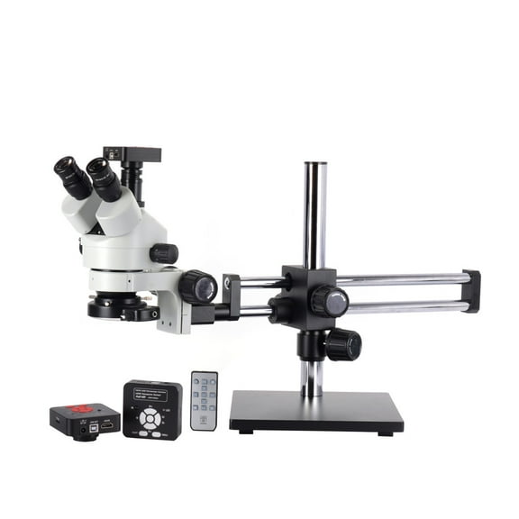 Hayear Full Set 0.35X-90X Trinocular Drawtube Stereo Microscope 16MP HDMI 1080p 2K CMOS microscope Camera High Speed Industrial Camera