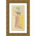 thumbnail image 1 of Hayes 11x18 Gold Ornate Wood Framed with Double Matting Museum Art Print Titled - West Columbia Clifton Point Pleasant West Virginia, 1 of 4