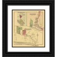 thumbnail image 1 of Hayes 15x17 Black Ornate Wood Framed with Double Matting Museum Art Print Titled - Emsworth, Glenfield Pennsylvania Landowner, 1 of 4