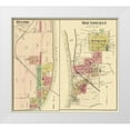 thumbnail image 1 of Hayes 29x26 White Modern Wood Framed Museum Art Print Titled - Belpre, Moundsville Ohio Landowner - Hayes 1877, 1 of 4