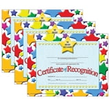 Hayes Certificates Of Participation - 30 Pack, 8.5 X 11 Inch, Full-Color Seasonal Design, Customizable Awards