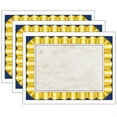 thumbnail image 1 of Gold Ribbon Border Paper, 8.5" x 11", 50 Per Pack, 3 Packs, 1 of 2