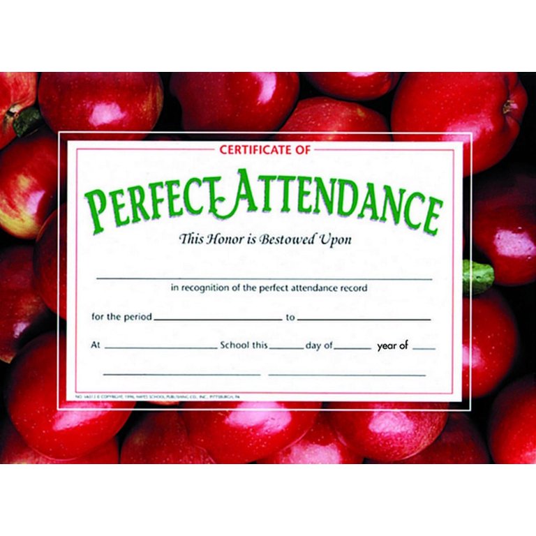 hayes-perfect-attendance-certificate-11-x-8-1-2-inches-paper-pack-of-30-walmart-com for Free Printable Perfect Attendance Certificate Hayes Perfect Attendance Certificate, 11 x 8-1/2 inches, Paper, Pack of 30 - Walmart.com for Free Printable Perfect Attendance Certificate