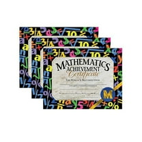 Hayes Publishing Mathematics Achievement Certificate, 30 Per Pack, 3 Packs
