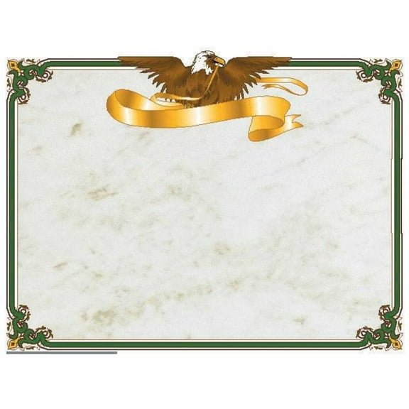 Hayes Replacement Eagle Blank Certificate with Borders, 11 x 8-1/2 inches, Paper, Pack of 50