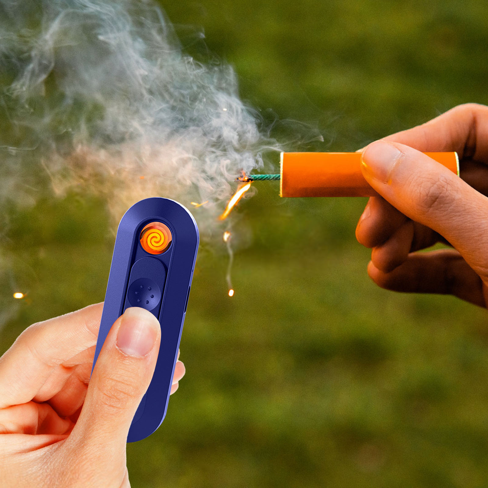 Haykey USB Interface Lighter Can Be Brought To The Plane For Boarding, Use With A Mobile Phone