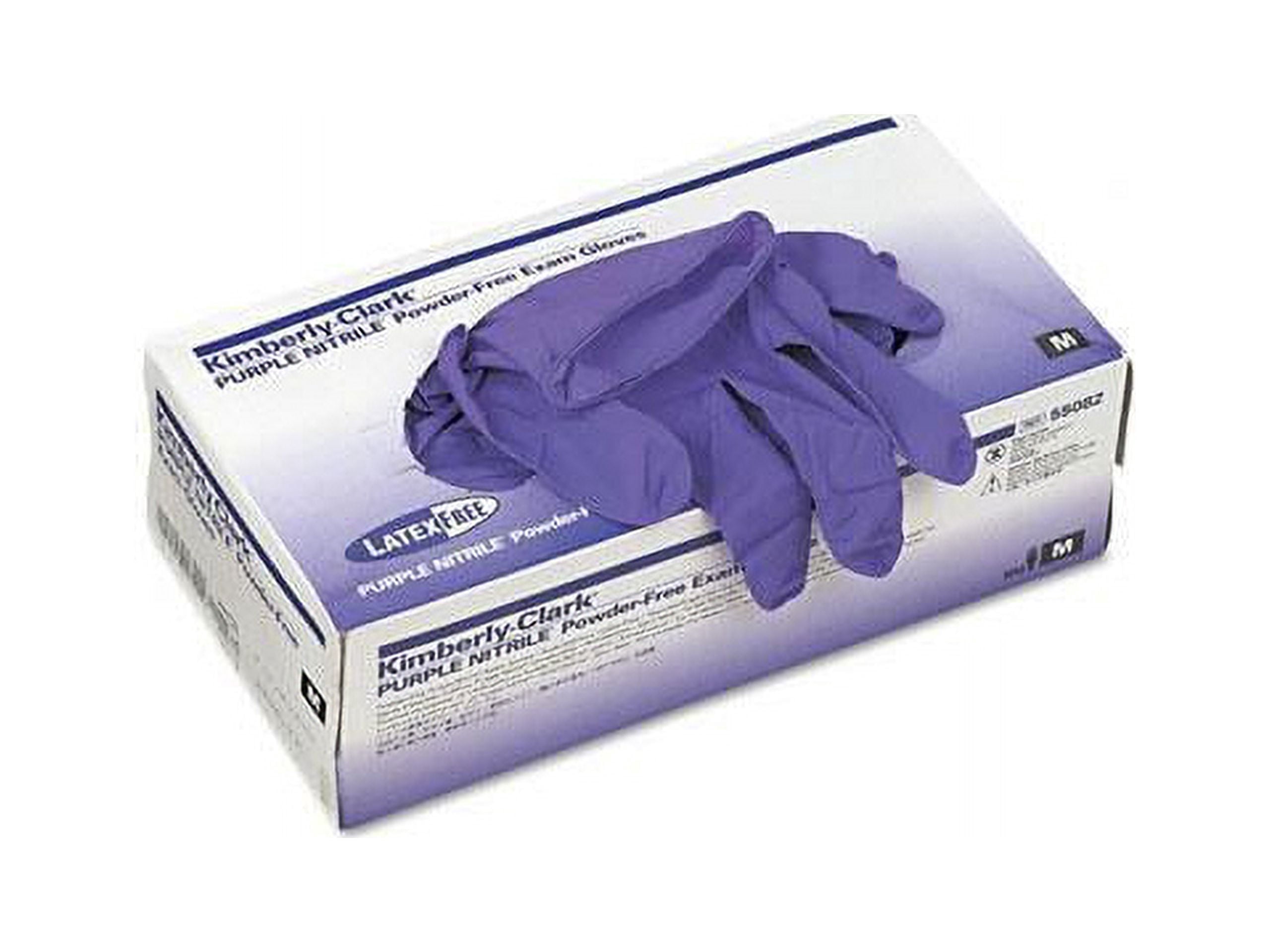 Haylard Health Professional Medium Size 55082 PURPLE NITRILE Exam