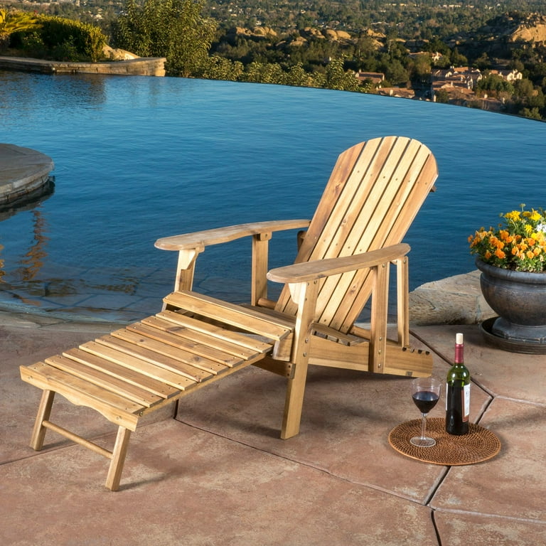 Chair with online attached footrest