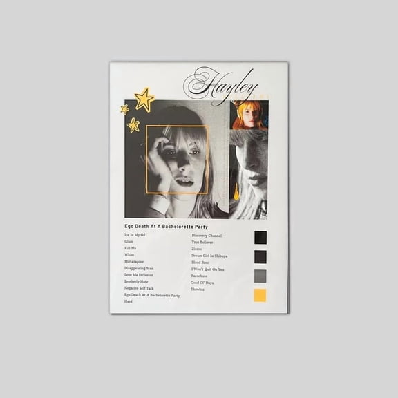 Hayley Williams Ego Death At A Bachelorette Party Music Wall Decor Poster Size 24''x36'' The Golden Shop