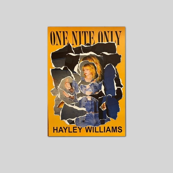 Hayley Williams Ego Nite Poster, Sticker & Wristband Listening Party Poster Size 24''x36'' The Golden Shop