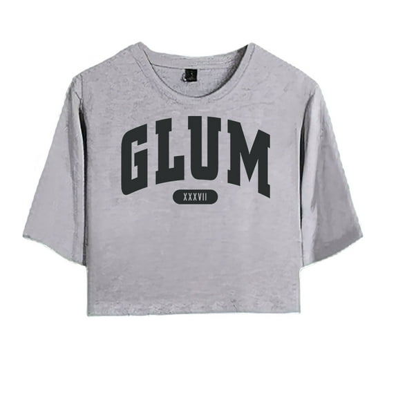 Hayley Williams Glum Merch T-Shirt For Women&Girls Midriff Short Sleeve Summer Fashion Vest Tee