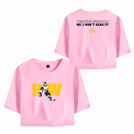 Hayley Williams Negative Self-Talk Merch T-Shirt For Women&Girls Midriff Short Sleeve Summer Fashion Vest Tee
