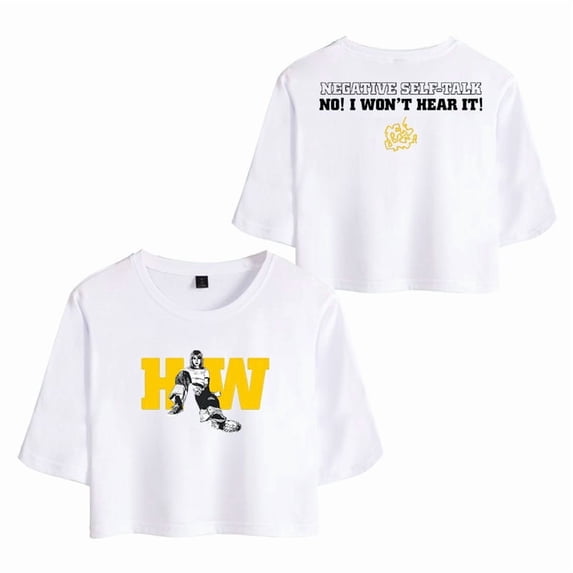Hayley Williams Negative Self-Talk Merch T-Shirt For Women&Girls Midriff Short Sleeve Summer Fashion Vest Tee