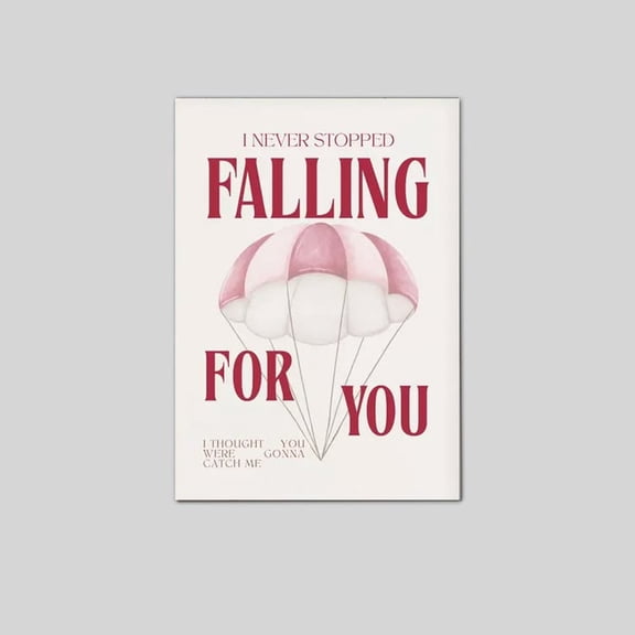 Hayley Williams Parachute Print, Lyrics Poster, Falling For You Poster Size 24''x36'' Googate