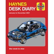 Haynes 2021 Desk Diary January to December 2021 - One week to view Hardcover