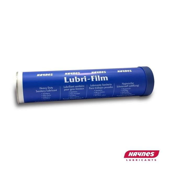 Haynes Lubri-Film Cartridge 12oz - Food Grade Sanitary Lubricant, NSF H1 Rated