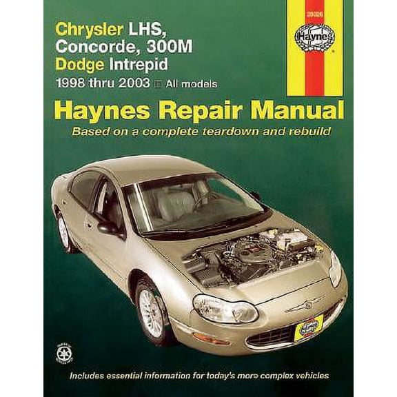 Pre-Owned Haynes Chrysler Lhs, Concorde, 300m, Dodge Intrepid 1998 Thru 2003