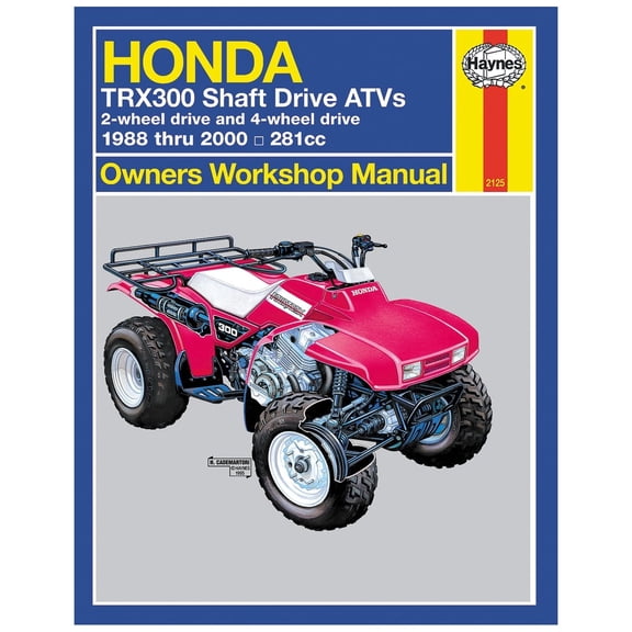 Haynes Repair/Service Manual '88-00 TRX300 (M2125)
