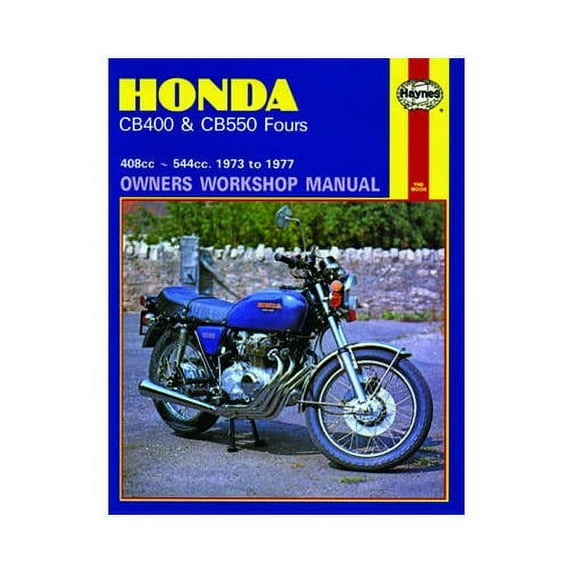 Haynes Motorcycle Repair Manual for Honda CB 400/550 1973-1977