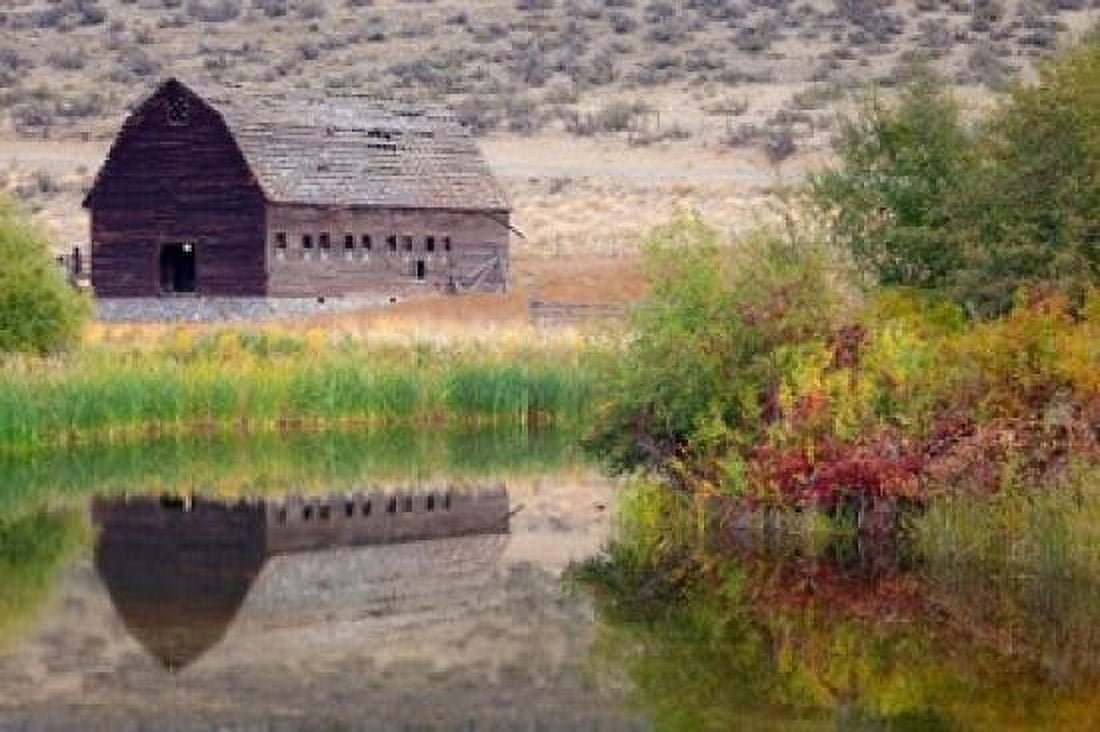 Haynes Ranch Buildings Preservation Project Osoyoos BC Canada Canvas Art - Jaynes Gallery DanitaDelimont (36 x 24)