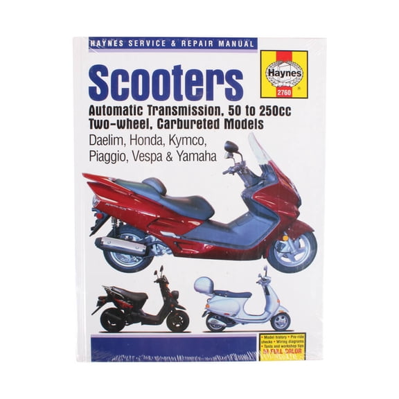 Haynes, Repair Manual (CVT Models, Hard Bound) 50cc to 250cc