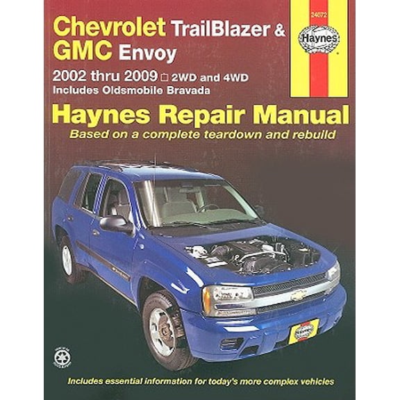 Pre-Owned Haynes Repair Manual (Paperback): Chevrolet Trailblazer, GMC Envoy & Oldsmobile Bravada Automotive Repair Manual (Paperback)