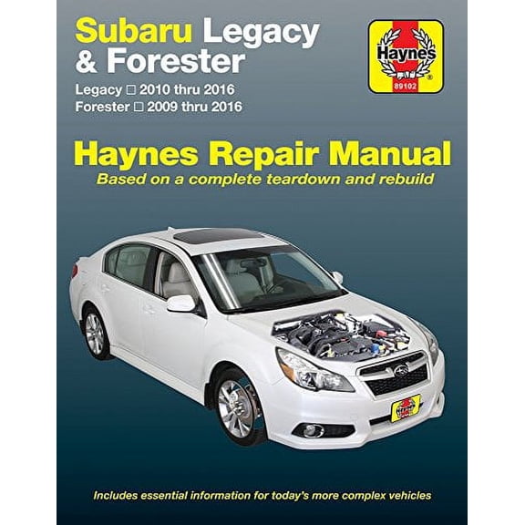 Haynes Repair Manuals 89102 Subaru Legacy (10-16)Forester (09-16)
