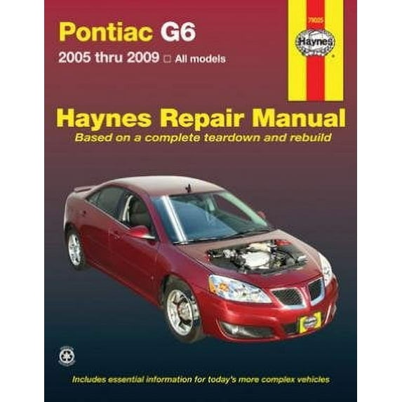 Haynes Repair Manuals Pontiac G6, 05-09