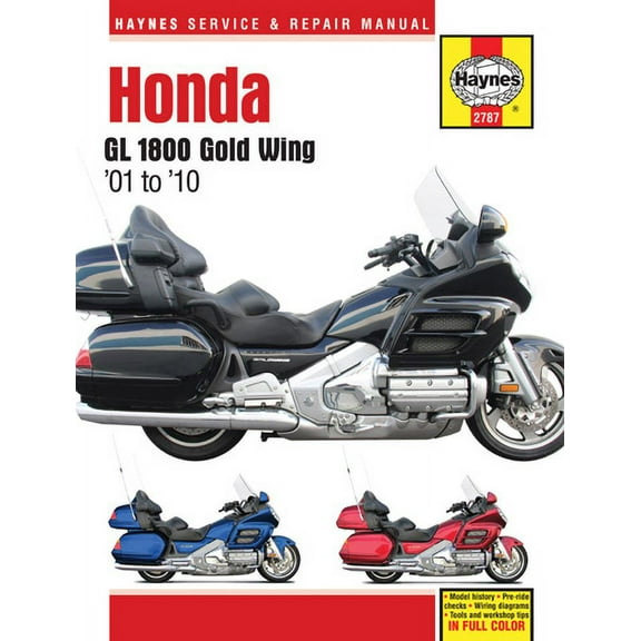 Haynes Repair/Service Manual '01-10 Honda GL 1800 Gold Wing (M2787)